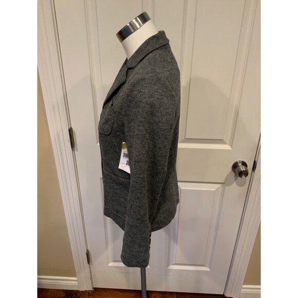 Cartonnier Gray Wool Blend 2-Button Blazer, Size 2 - Picture 3 of 6